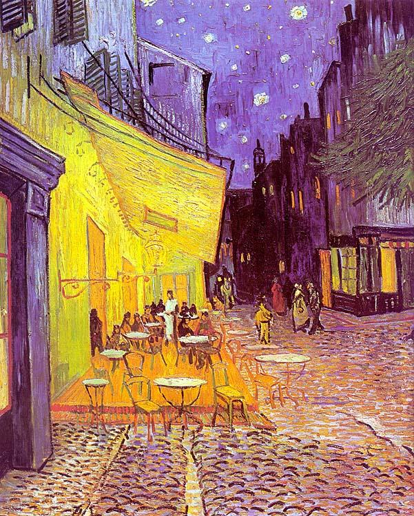 Vincent Van Gogh The Cafe Terrace on the Place du Forum, Arles, at Night oil painting picture